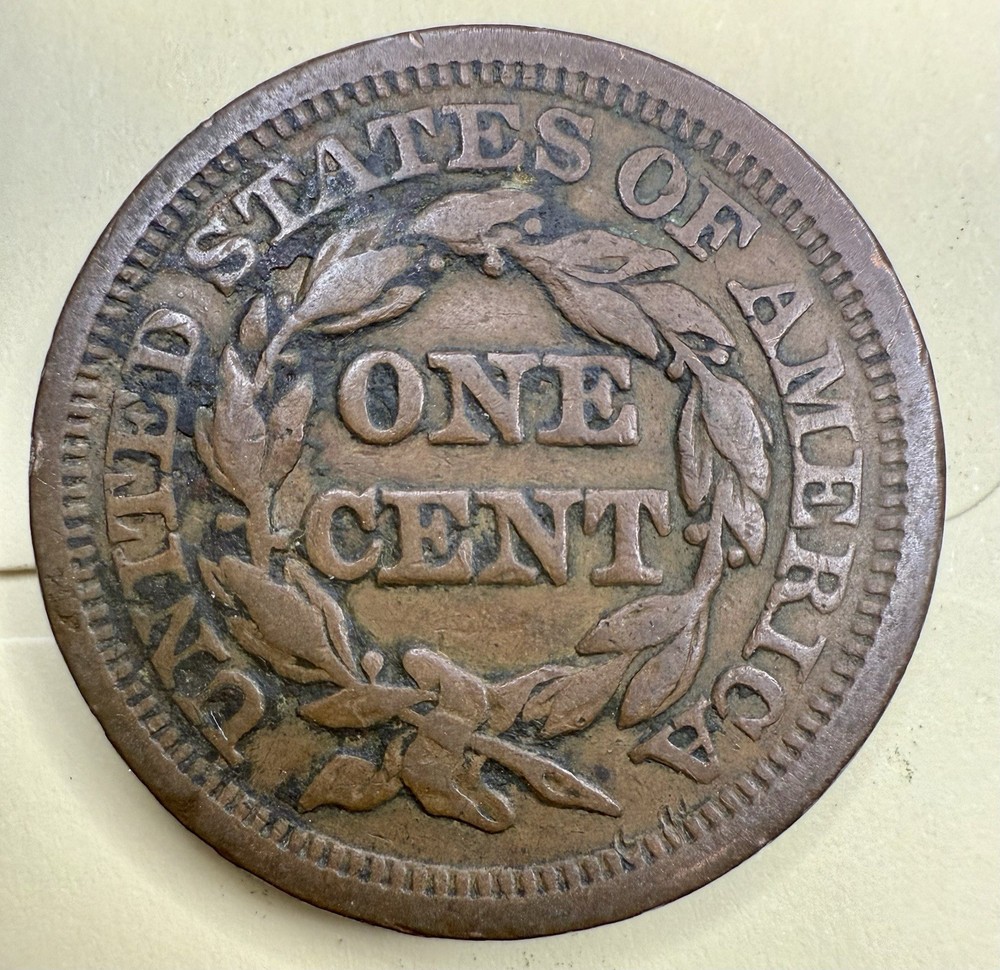 1846 Braided Hair Large Cent – Nice Circulated Example