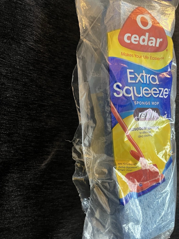 O Cedar Extra Squeeze Sponge Mop Refill for O-Cedar Hinge Mop