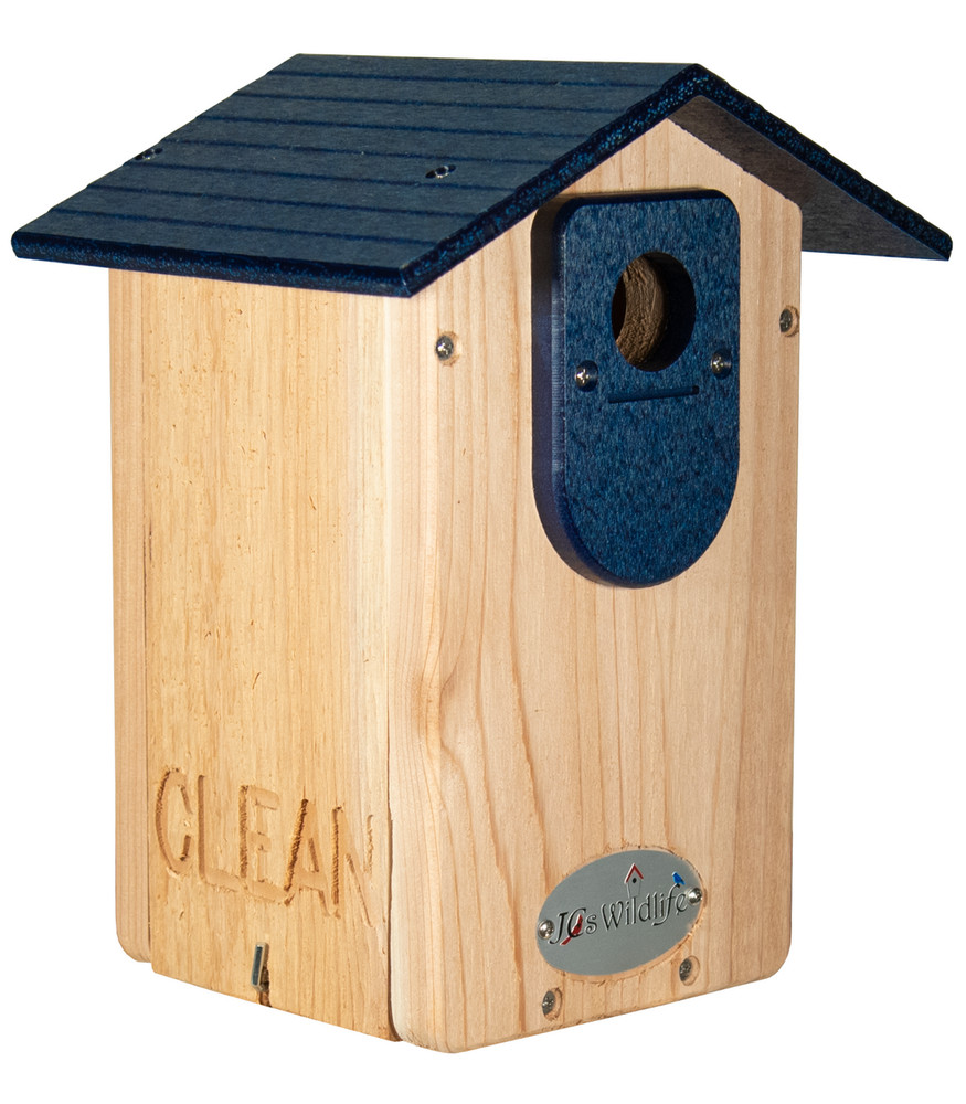 Cedar Ultimate Bluebird House (Blue)