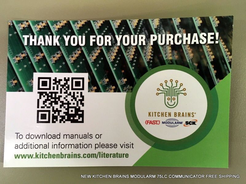 NEW KITCHEN BRAINS MODULARM 75LC COMMUNICATOR FREE SHIPPING