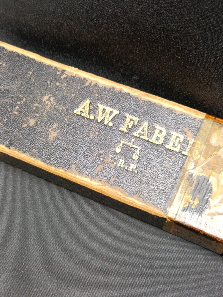 Vintage A.G. Thornton Slide Wood Ruler Divided Maths