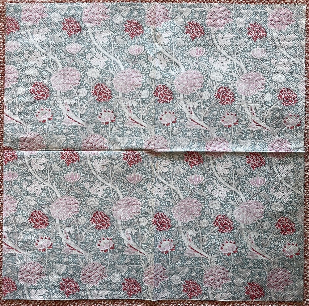 4 Designs Paper Napkin Set for Decoupage - Assorted