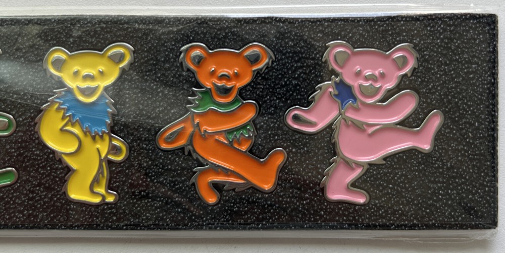 Grateful Dead The Dancing Bear Badge 5 Pack