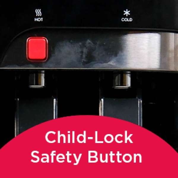 Frigidaire, Hot/Cold Water Cooler, Bottom Loading, With Cup Storage, SS