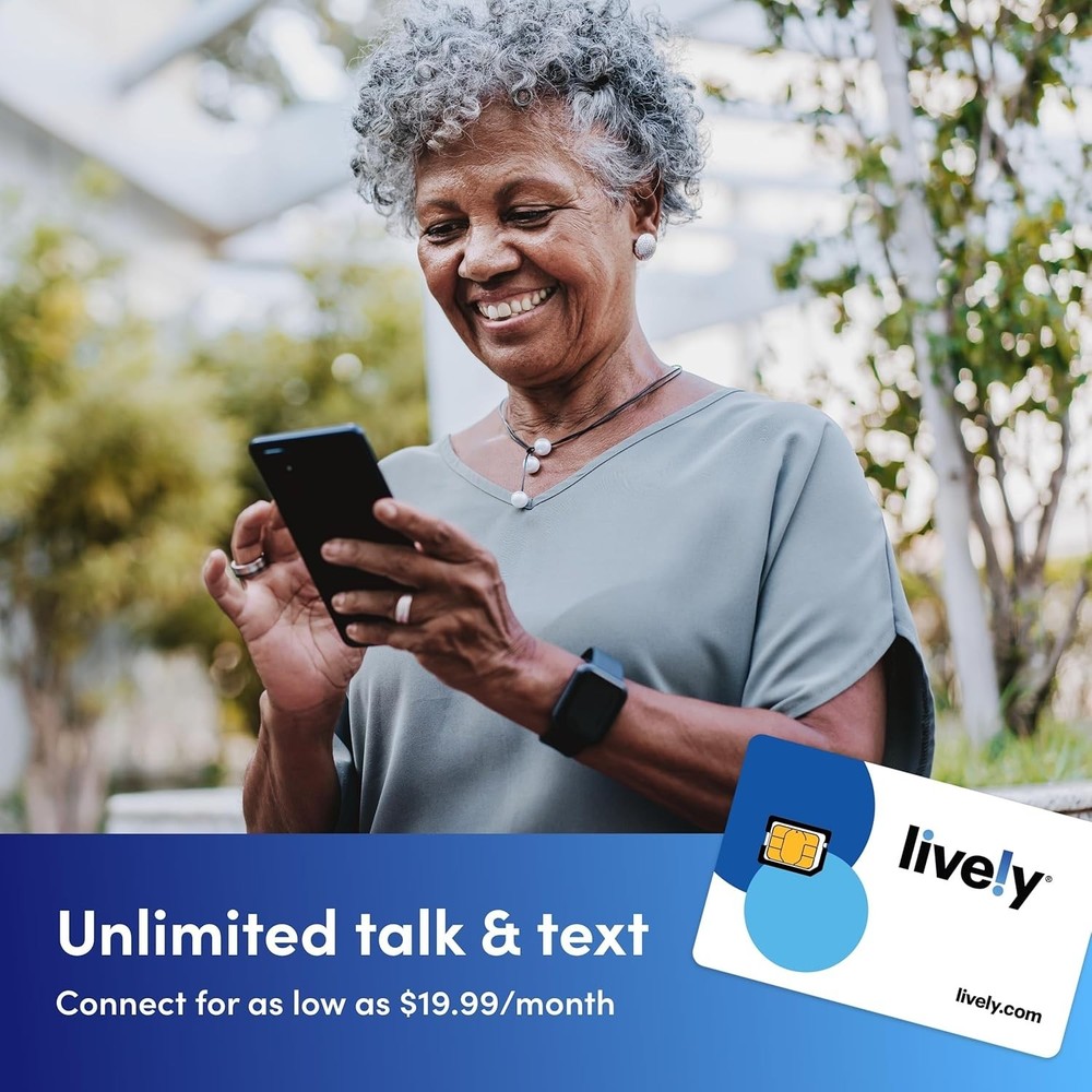 Easy Activation SIM Kit - Emergency Support & Unlimited Services for Seniors