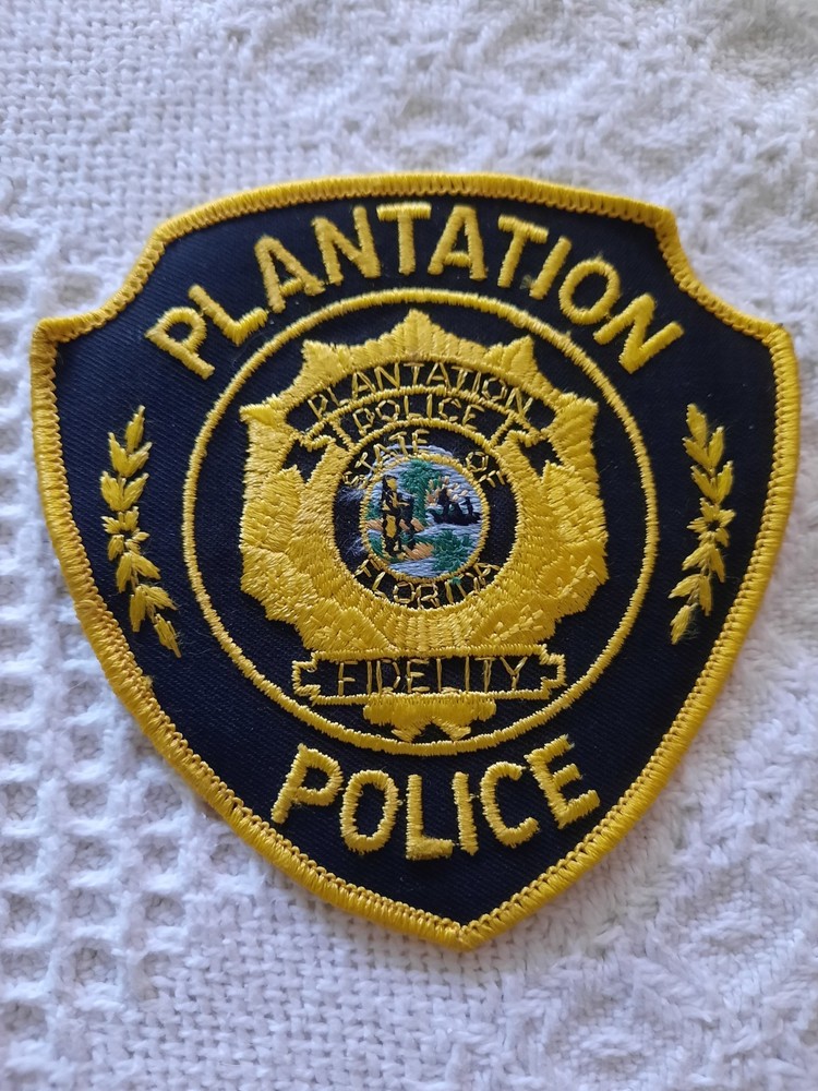 Plantation FL Police Patch