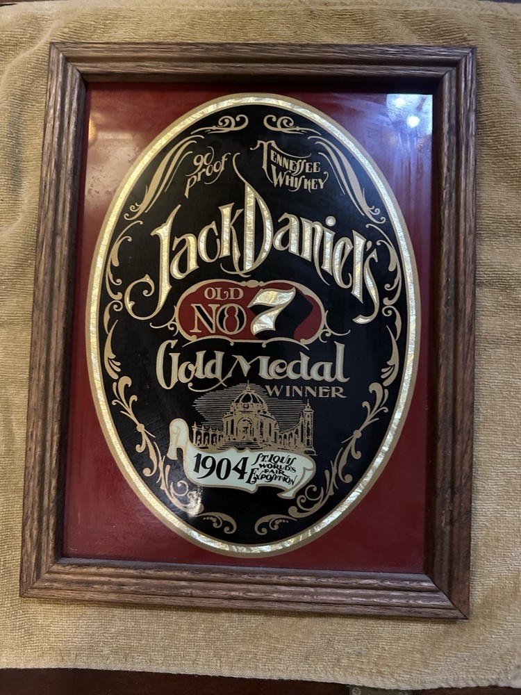 Bar decor Jack Daniel bar mirror