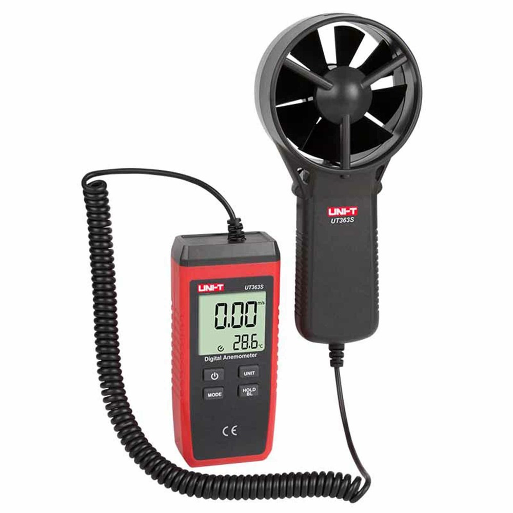 A●UNI-T UT363S Digital Anemometer Wind Speed Measuring 30m/s LCD Backlight
