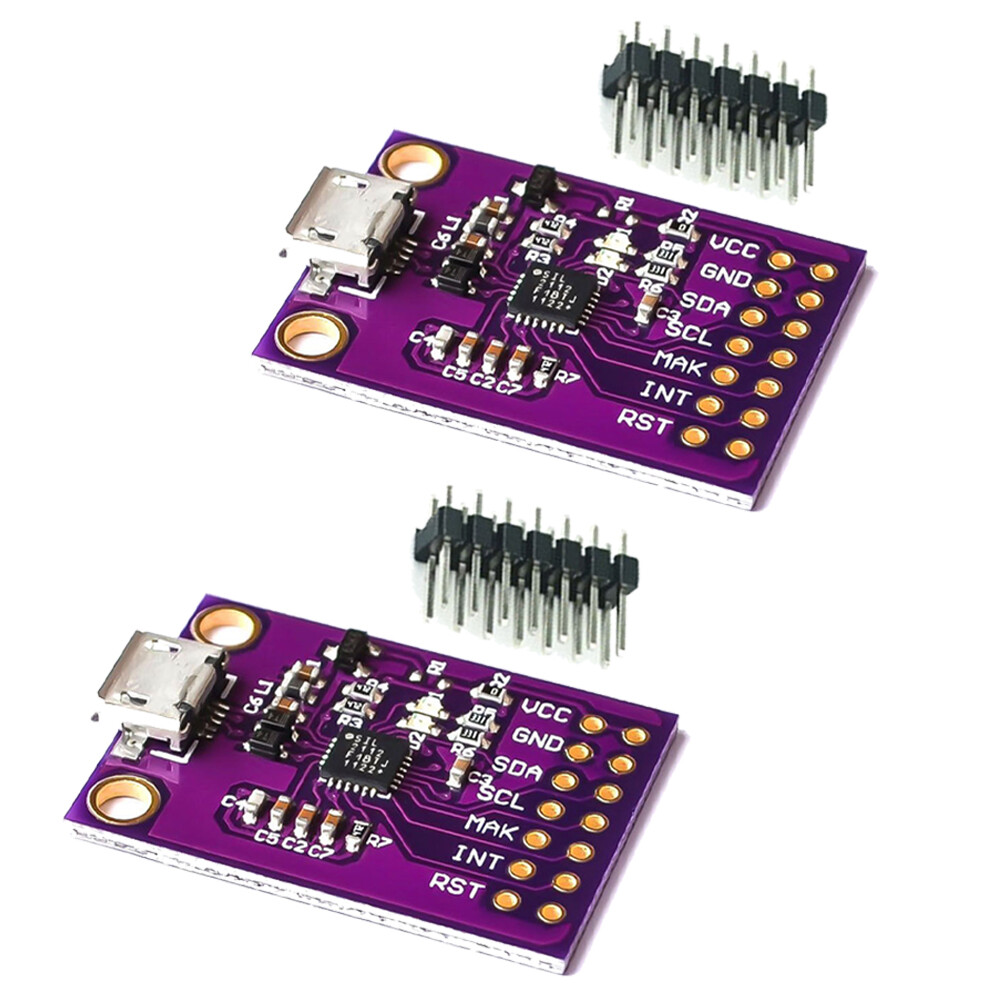 2x CP2112 Debug Board USB to SMBus I2C Communication Module 2.0 MicroUSB
