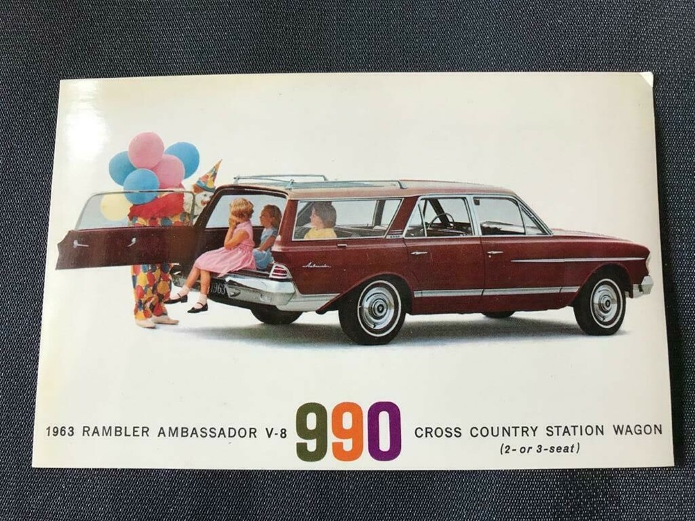 Auto Advertising, Rambler Auto Postcards