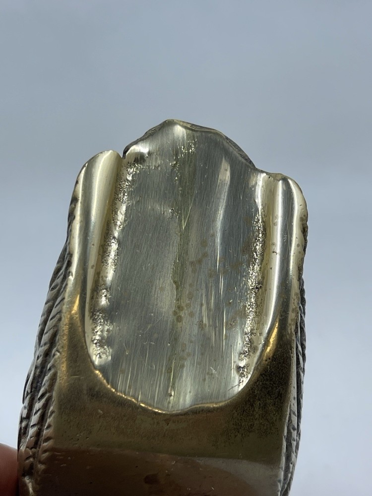 Vintage Solid Brass Swan Long Neck Figurine
