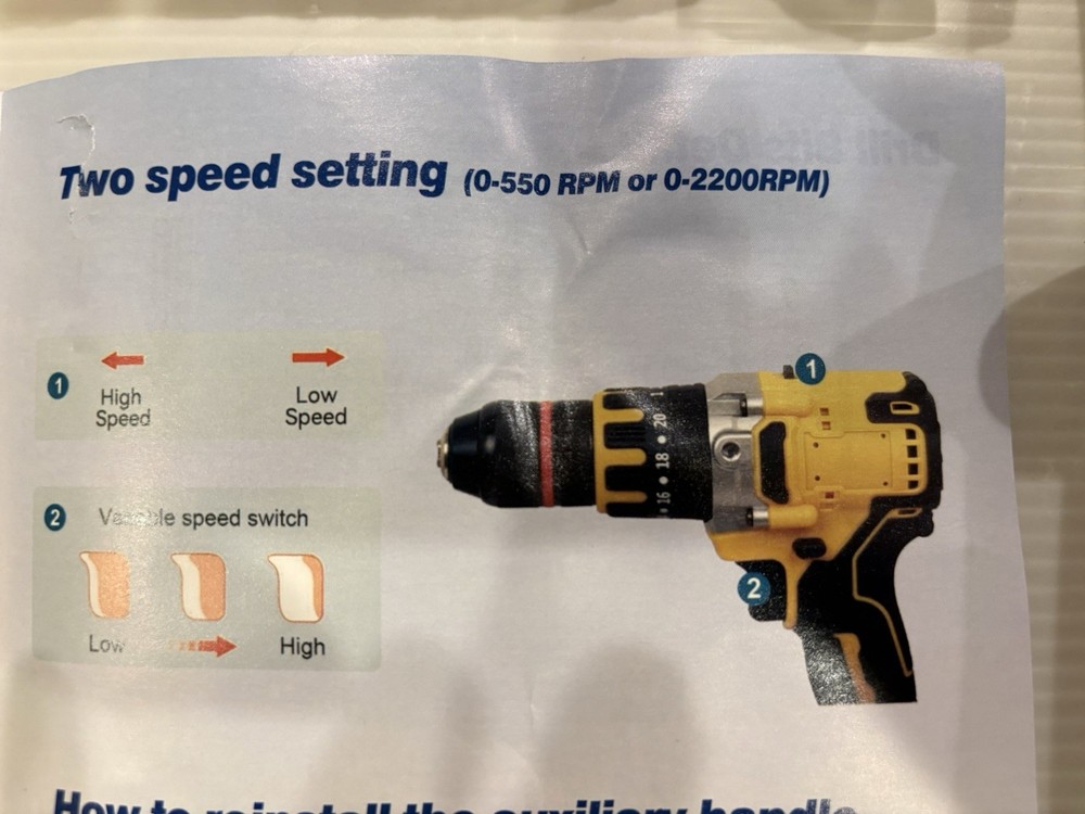 Alrigon Brushless Cordless Hammer Drill/Driver (Tool only)