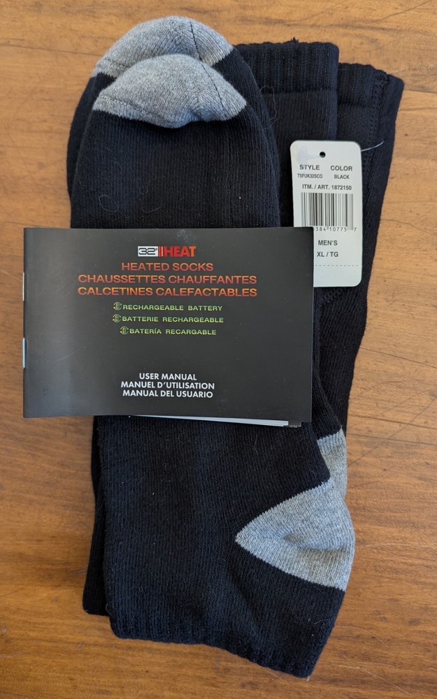 Heated Socks XL by 32 Degrees