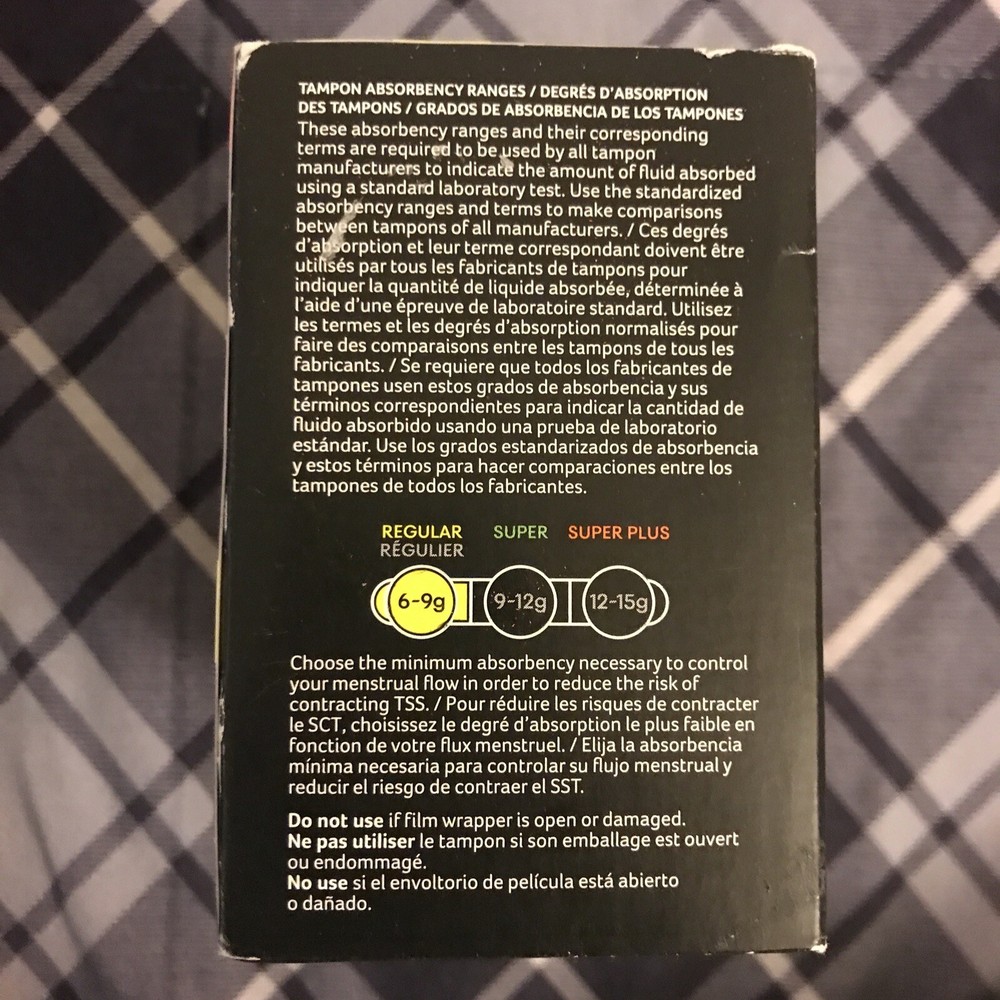 U By Kotex Regular- 36 Unscented Tampons