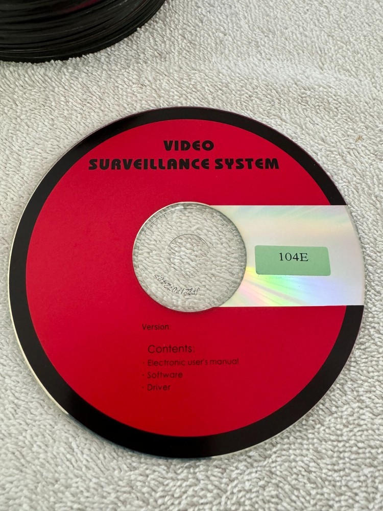 Video Surveillance System 104E CD For Unknown System
