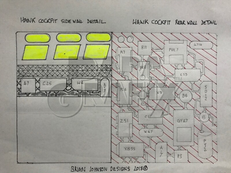 Brian Johnson's Concept Hawk Cockpit (for MPC881 kit)
