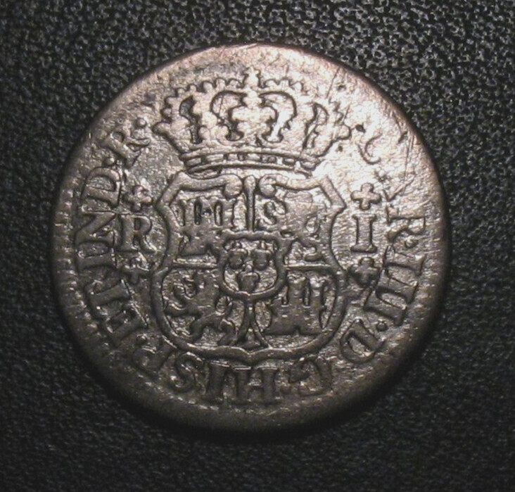 Old Colonial Coins 1768 Silver REAL