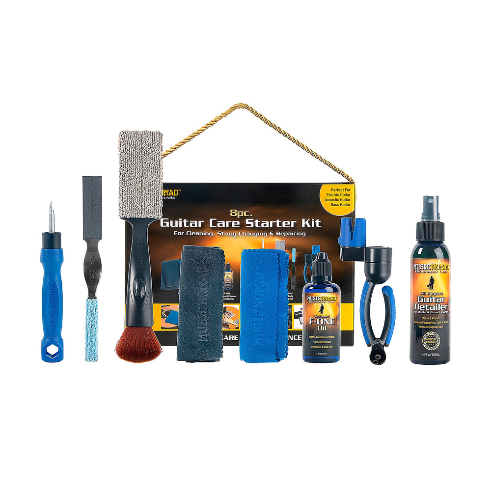 Music Nomad Guitar Care Starter Kit - 8 Piece