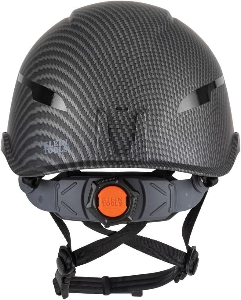 KARBN Pattern Safety Helmet with Rechargeable Lamp - Class E Protection