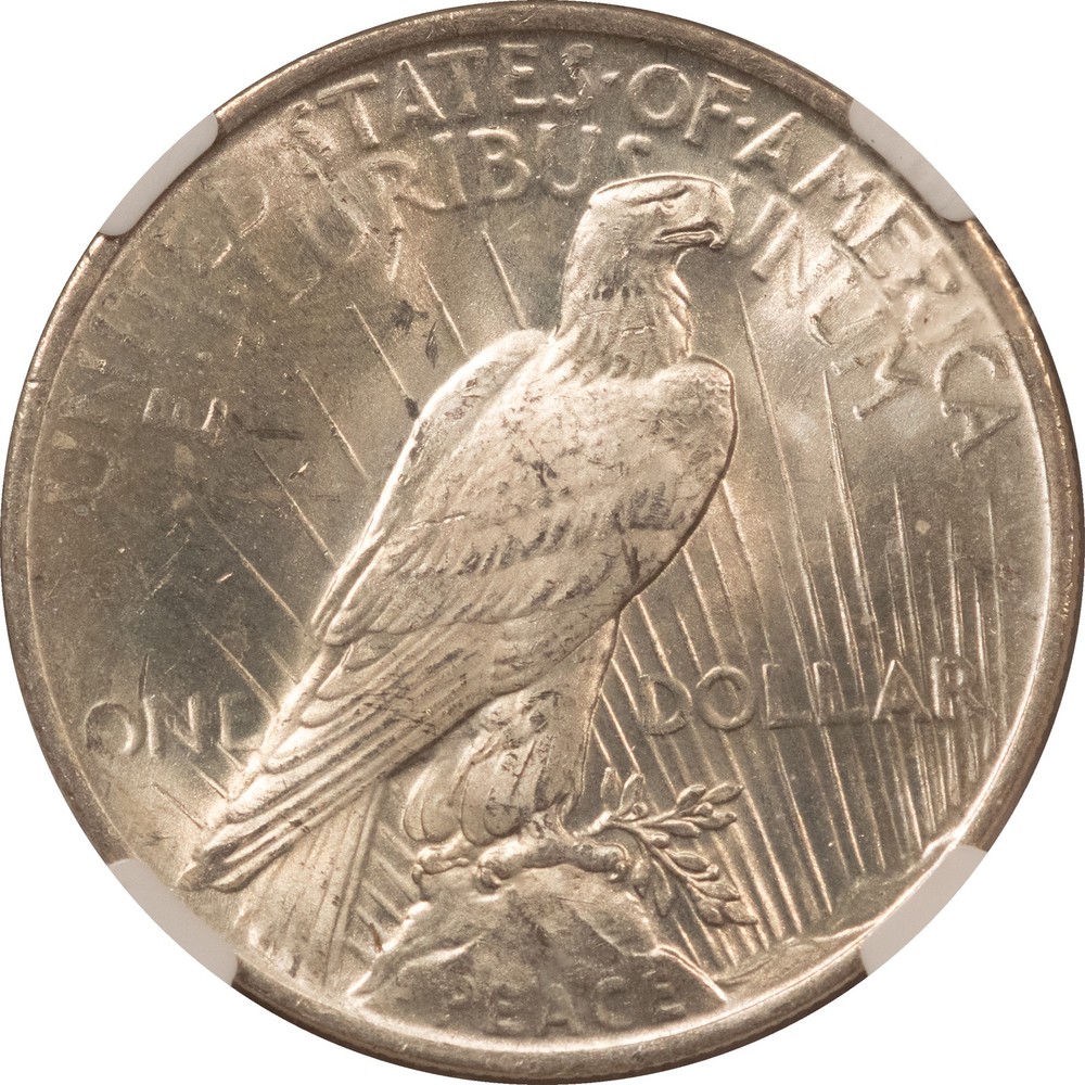 1923 $1 PEACE DOLLAR - NGC MS-64