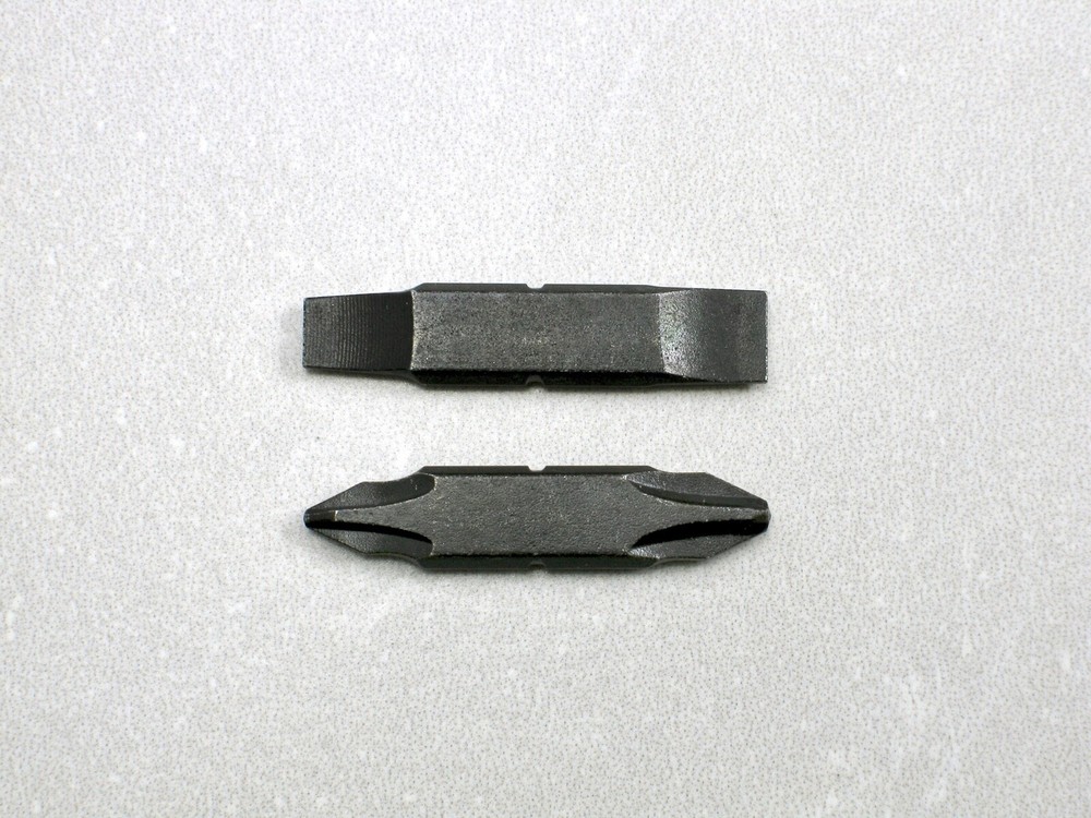 2 Genuine Leatherman Replacement Bits: Flat & Phillips Set - USPS with Tracking!