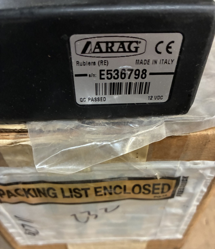 Arag Electric Boom Shut-Off Valve
