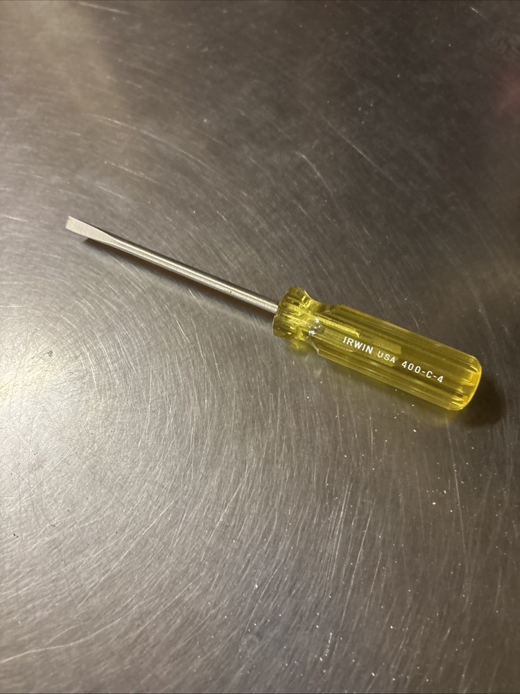 Irwin 400-C4 Slot Screwdriver NOS