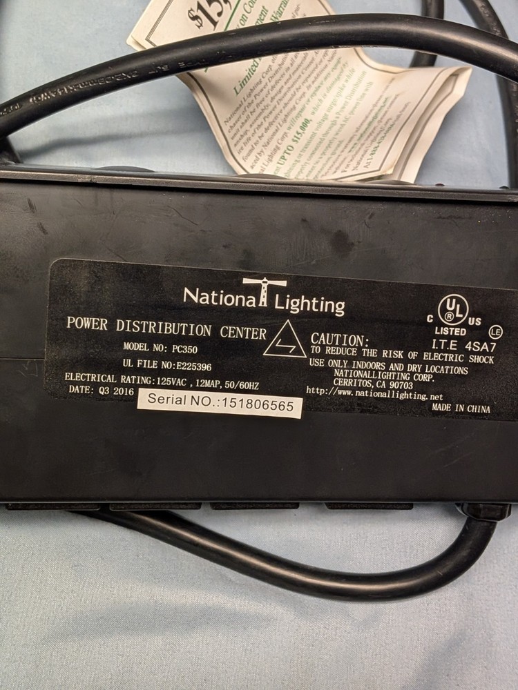 National Lighting Power Distribution Center, Model PC350