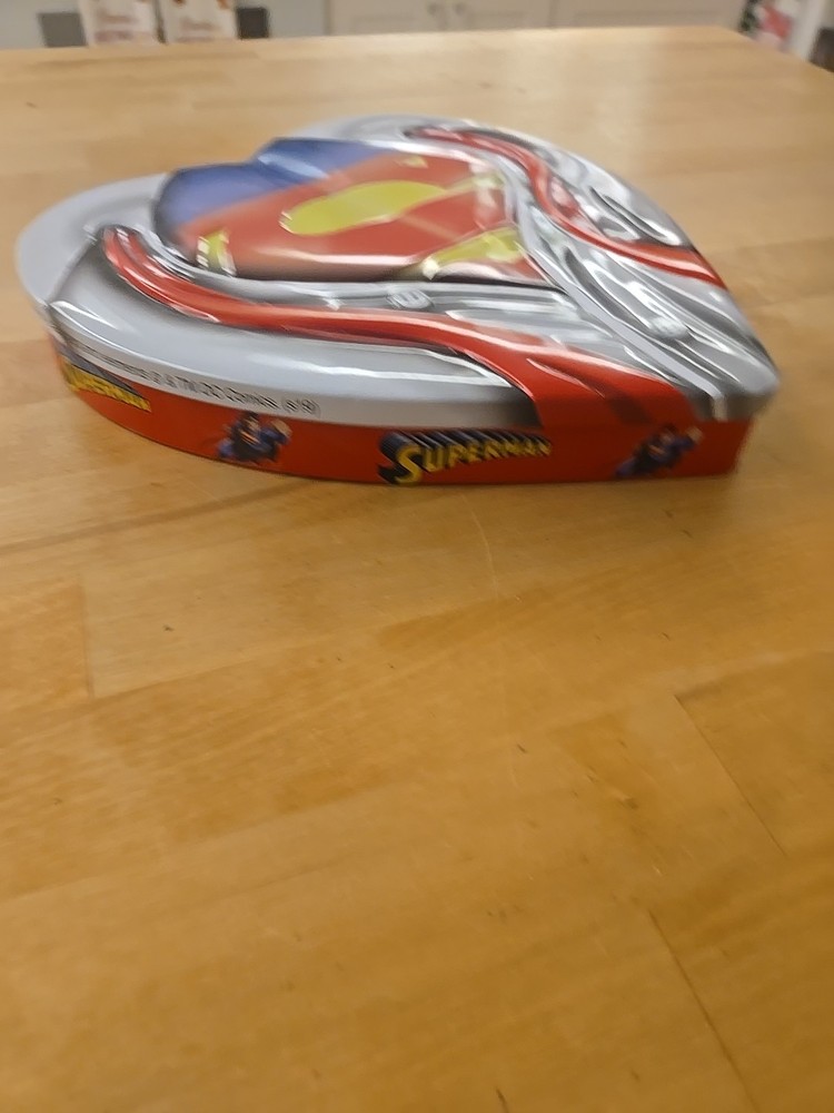 Clark Kent Superman Container DC Comics Heart Shaped Tin Only