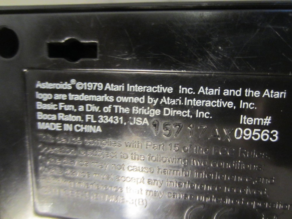 Atari Interactive Asteroids 1979 Mini Arcade Electronic Handheld Game Works