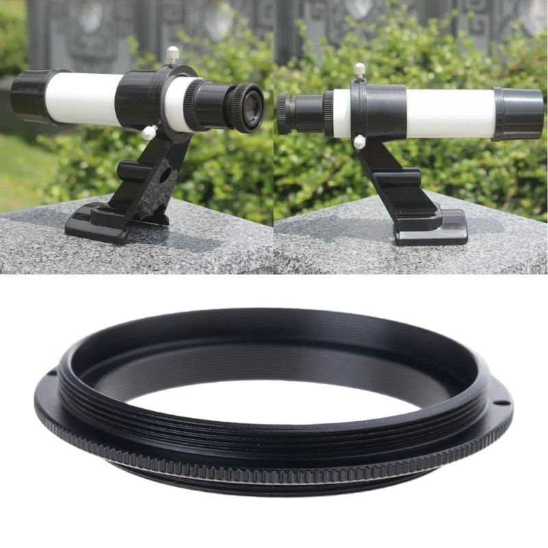 Convenient Adapter for M48 M54 Black Thread Adapter Rings for Microscope Camera
