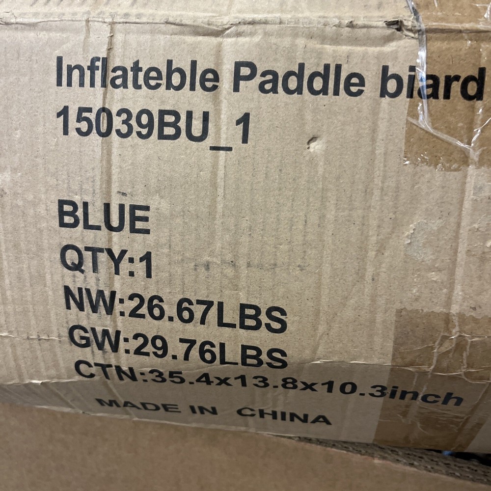 Inflatable Paddleboard Set Blue
