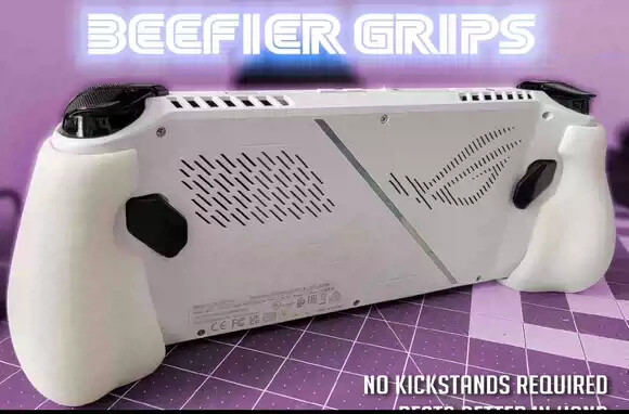 3D Printed Handhold Controller Holder Grip Handle For ASUS ROG ALLY Rog Ally