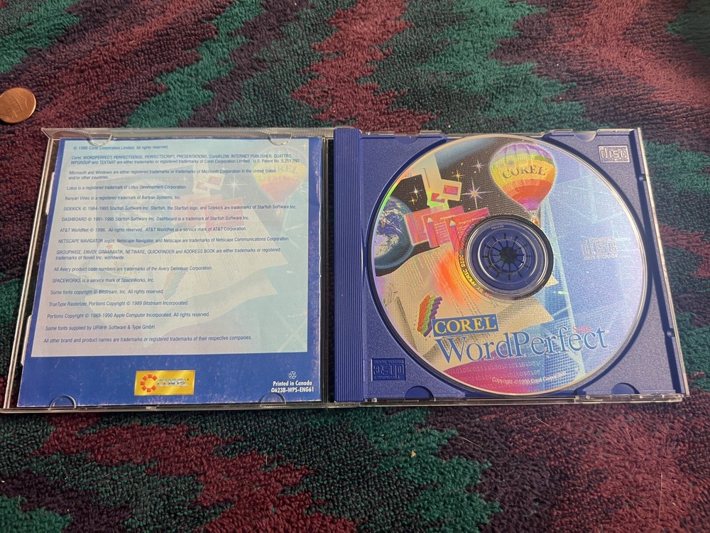 Corel WordPerfect Suite In Case Good Condition