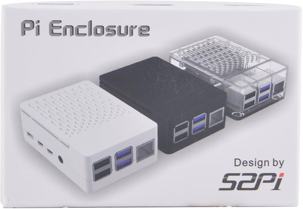 pi enclosure for pi4 black