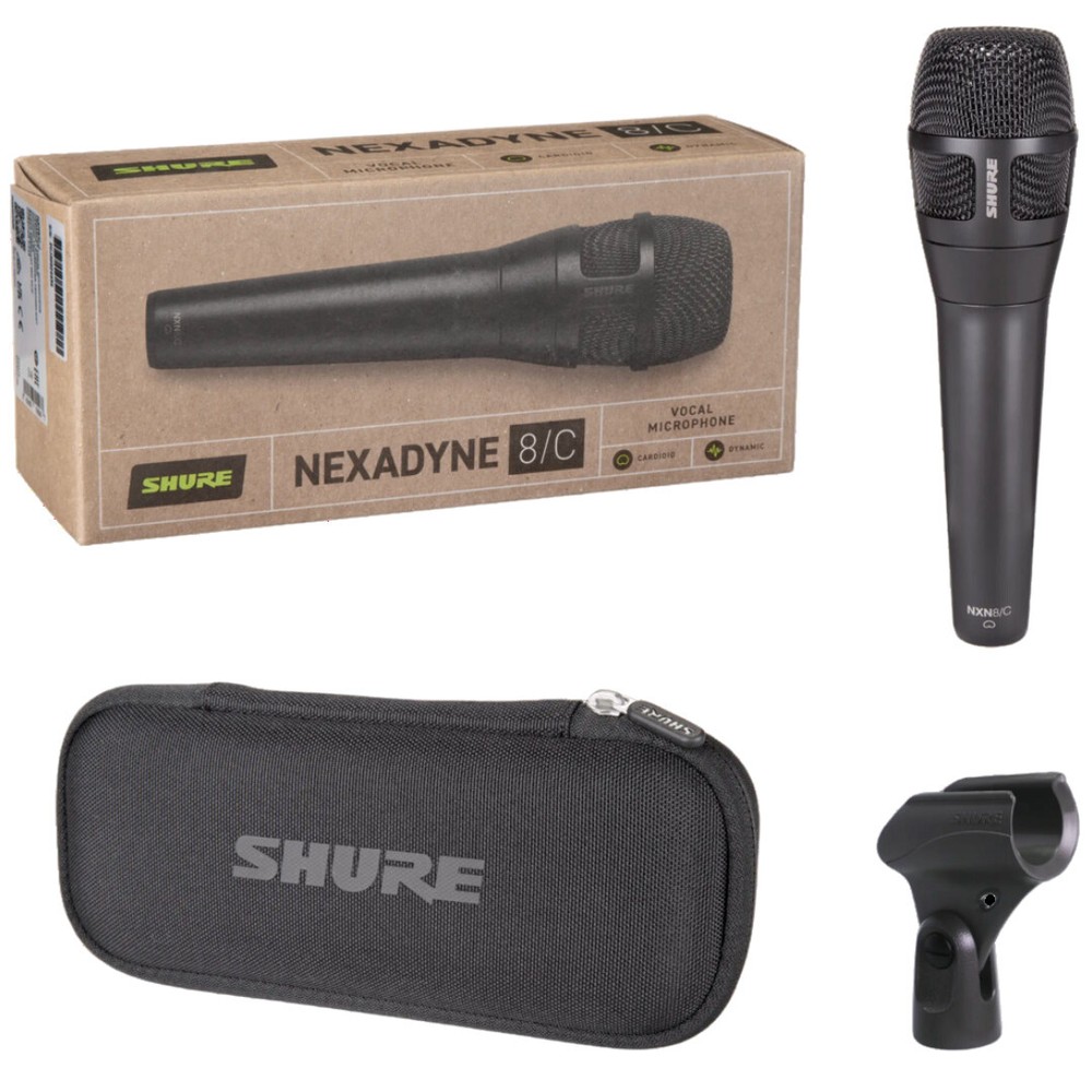 Shure Nexadyne Dynamic Cardioid Microphone, Black
