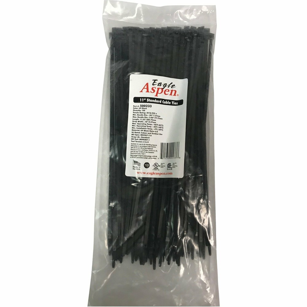 EAGLE ASPEN 500233 Temp Rated Cab Tie 11"