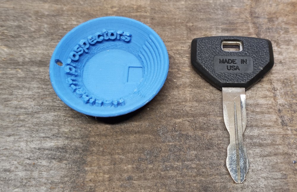 Micro Gold Pan Keychain Collectible