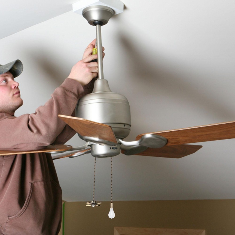 Ceiling Fan Pull Chains 13.6 Inches Fan Pulls 2 Pcs Ceiling Fan Pull Cord Fan Pu