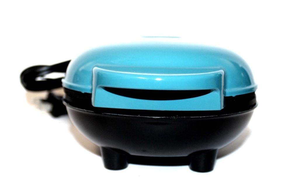 Mini Maker Grill 4" Cooking Surface Nonstick 350 Watts Blue PREOWNED
