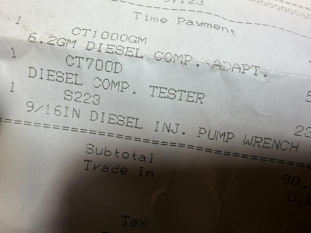 Mac Tools CT700D Diesel Compression Tester