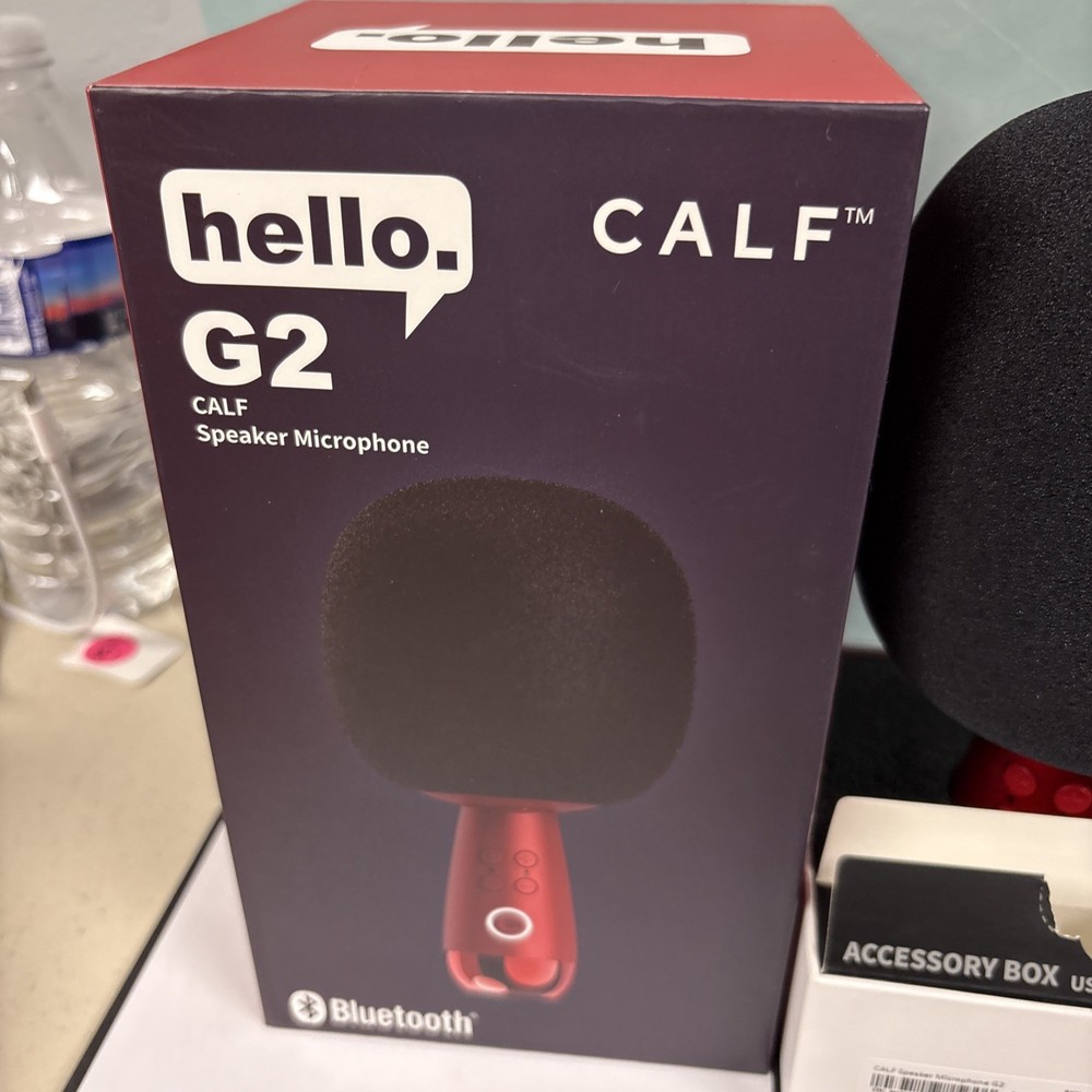Calf G2 Bluetooth Karaoke Speaker Microphone read description