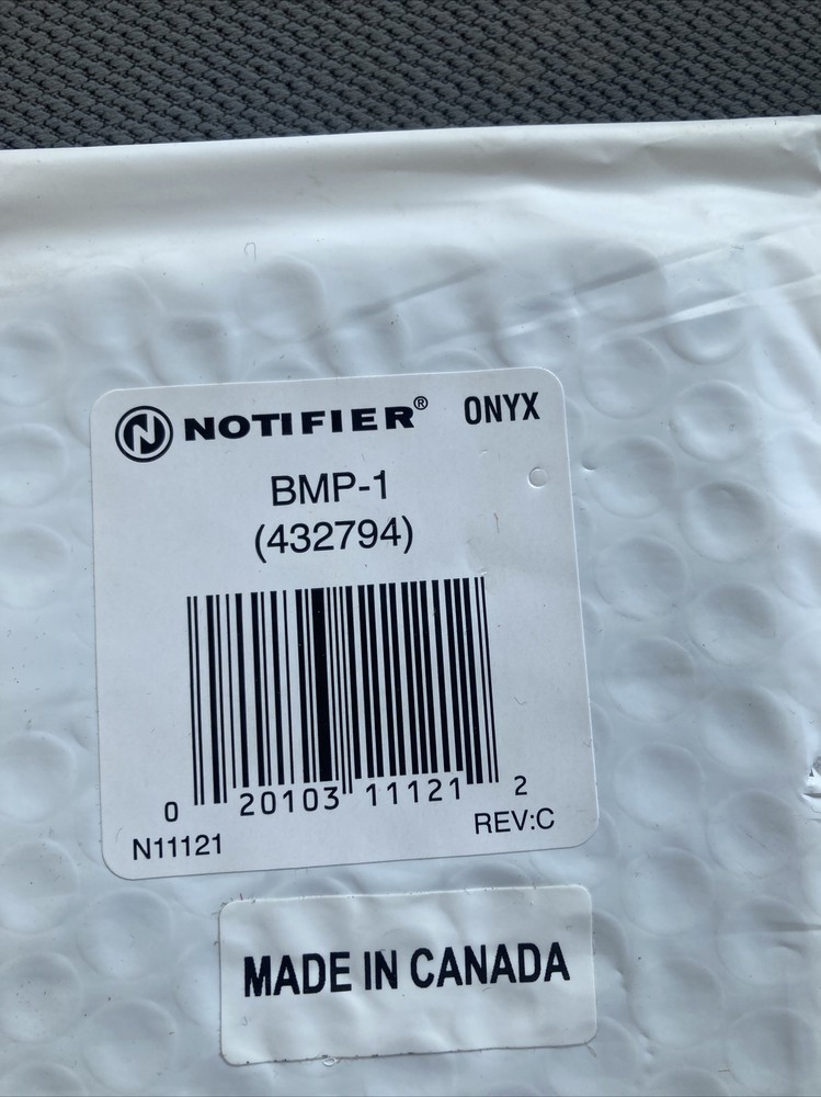 NOTIFIER BMP-1 MODULE DRESS PLATE NSMP