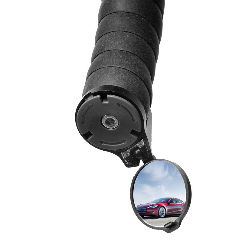 Bicycle Handlebar Rear View Mirror 360 Rotatable Acrylic and PC Material