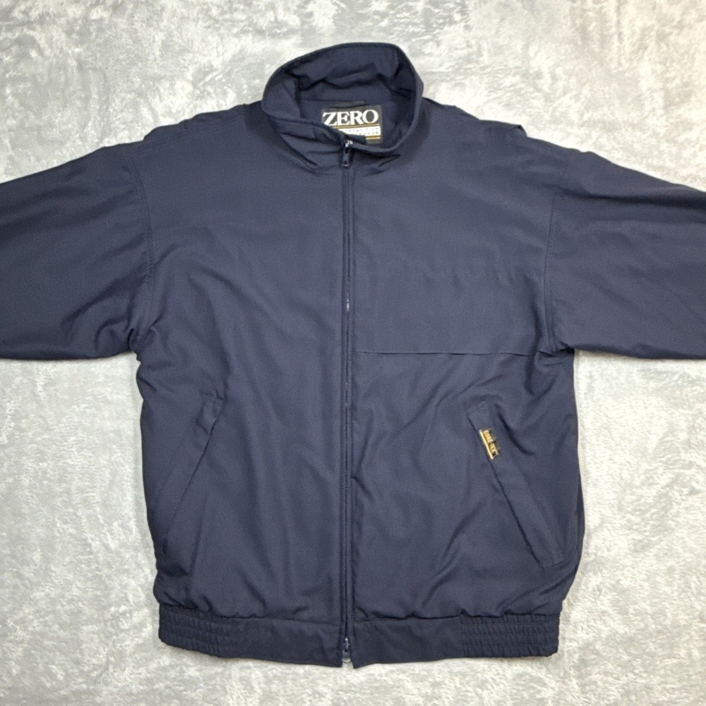 Zero Restriction Golf Outerwear Microlite Jacket Men M Blue Waterproof Classic