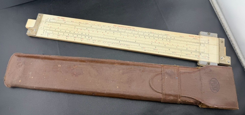 Post Slide Rule 1462 Frederick Post