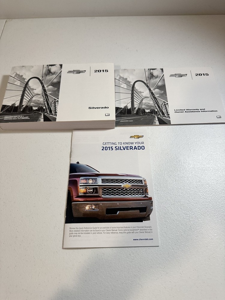 2015 Chevrolet Silverado Owner Manual Set