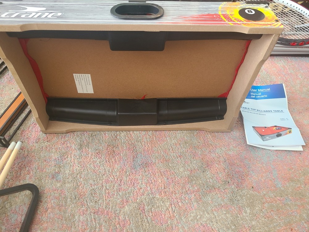 Crane Tabletop Billiards Table Open Box