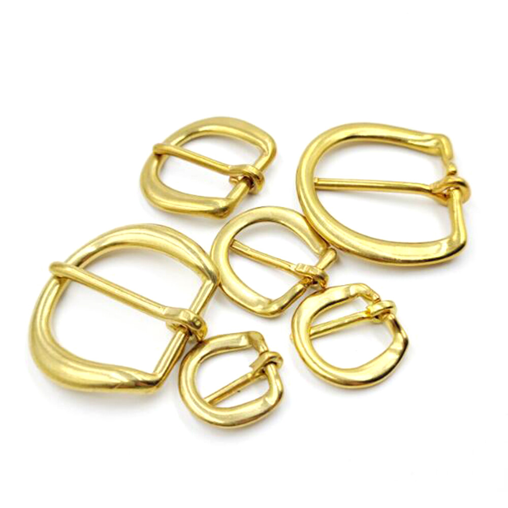 Metal Buckle Ring Leather Hand Bag Shoe Strap Belt Rectangle Adjust Roller Pin