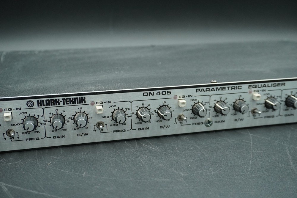 Klark Teknik DN405 Parametric Equalizer Single Channel Five Band Rack *Tested*